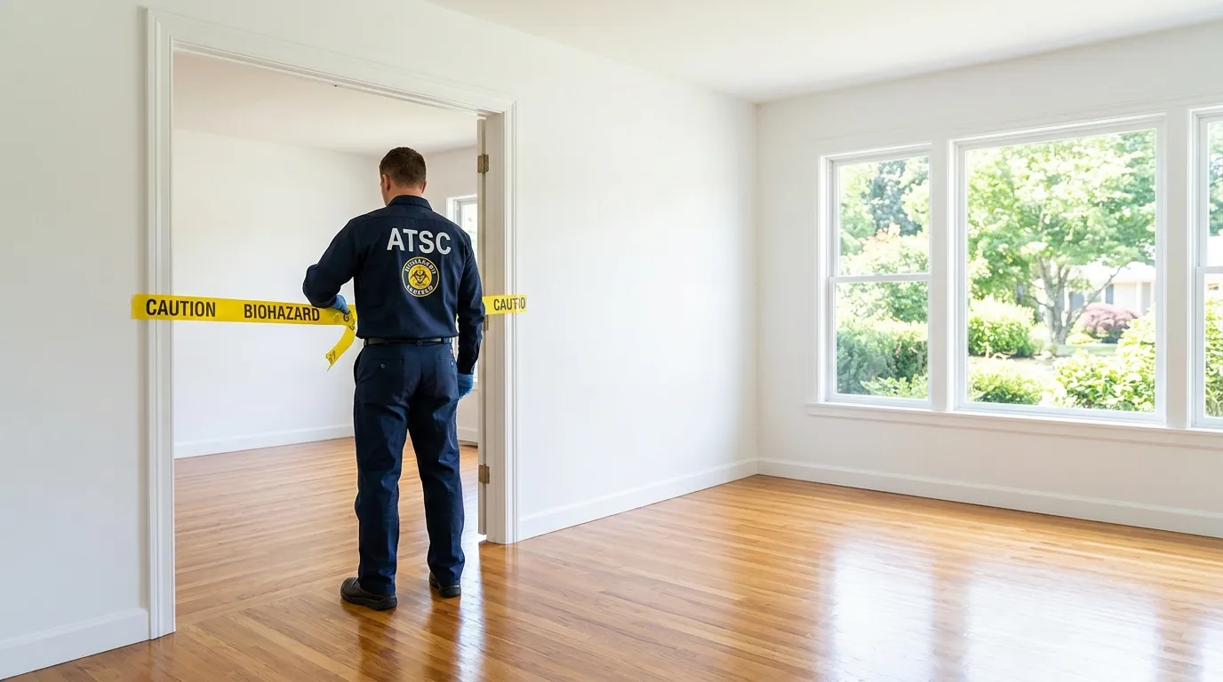 Certified biohazard cleanup crew performing Crime Scene Cleanup in South Jordan Heights