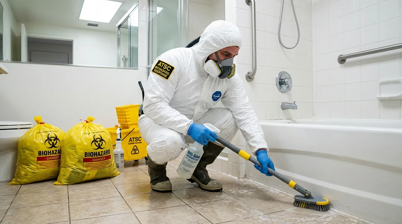 Decontamination equipment deployed for Blood Cleanup in South Jordan Heights